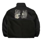 星月猫　徳島洋子の神と妖 (かみとあやかし) 猫 ボアフリースジャケット