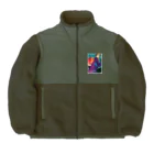 YS VINTAGE WORKSのドイツ国鉄 DB レディー３　ストール Boa Fleece Jacket