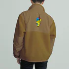 Ａ’ｚｗｏｒｋＳのHANGING VOODOO DOLL  CMYK Boa Fleece Jacket