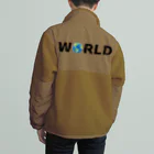 Ａ’ｚｗｏｒｋＳのWORLD(英字＋１シリーズ) Boa Fleece Jacket