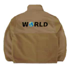 Ａ’ｚｗｏｒｋＳのWORLD(英字＋１シリーズ) Boa Fleece Jacket