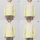 Ａ’ｚｗｏｒｋＳのHANGING VOODOO DOLL  CMYK Boa Fleece Jacket