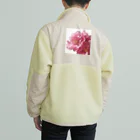 Broken Angelの儚くて ピンクの花 Boa Fleece Jacket