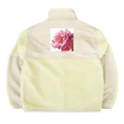 Broken Angelの儚くて ピンクの花 Boa Fleece Jacket