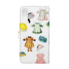 mignonne ミニョンヌの【iPhoneXまたはXs用】ミニョネットちゃん Book-Style Smartphone Case :back