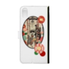THORES柴本(トーレスしばもと) THORES Shibamotoの【VISION】椿姫 Book-Style Smartphone Case :back