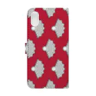 Nippon Malaya / 日本マラヤのNIMAFUKU (Pattern - Red) Book-Style Smartphone Case :back