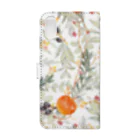 omisoのりんごと花 Book-Style Smartphone Case :back