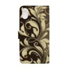 MONOTONEのLUXE FLORAL Book-Style Smartphone Case :back