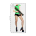 PPPRのgrumble gun girl  Book-Style Smartphone Case :back