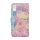 miekoの桜 Book-Style Smartphone Case :back