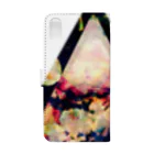 NoraUprise-sの▲5-2【三角形の穴】  Book-Style Smartphone Case :back