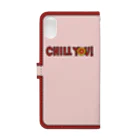 SHELAUGHのCHILL Y☆U（チルユー）　iPhoneXS限定 手帳型スマホケースの裏面