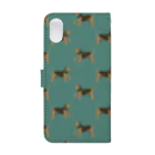 monetの犬/ウェルシュテリア Book-Style Smartphone Case :back