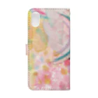 TOMOMIMASUDA-GOODSSTOREの手帳型スマホケース＊「ちゃんと ここに いる。」 Book-Style Smartphone Case :back