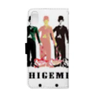 しきみふとしのHIGEMINGO Book-Style Smartphone Case :back