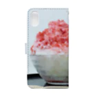 駄菓子屋カフェCHABUのCHABU shaved ice手帳型スマホケース Book-Style Smartphone Case :back