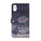 北山ハロウィンのmoon night Book-Style Smartphone Case :back