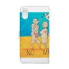 TAMEPANDA presents L♡BSTeRRRのNo more war  Book-Style Smartphone Case :back