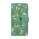 piro piro piccoloの原生花園の野鳥 Book-Style Smartphone Case