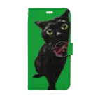 黒猫のジジさんの黒猫のジジさん Book-Style Smartphone Case