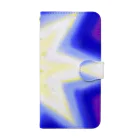 ニジイロソラモヨウのベツレヘムの星(Blue Violet) Book-Style Smartphone Case