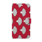 Nippon Malaya / 日本マラヤのNIMAFUKU (Pattern - Red) Book-Style Smartphone Case