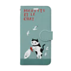 yagiyのねことカモメ Book-Style Smartphone Case