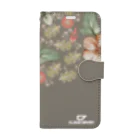 cloud 7のSEPIA FLOWER Book-Style Smartphone Case