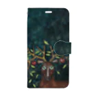 saorishinadaのとある森の鹿 Book-Style Smartphone Case