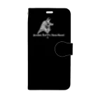 Anubis Eats Heartbeat Official Store in SUZURIのAnubis Eats Heartbeat Lyrics Goods - 深海魚 Book-Style Smartphone Case