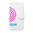 PinkPipeのPINK PIPEロゴマーク 手帳型スマホケース