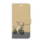 efrinmanのbicycleラブ イエロー（イエロー） Book-Style Smartphone Case