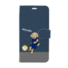 efrinmanのサッカー（ネイビー） Book-Style Smartphone Case
