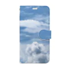 miyimの青空、雲、空と雲 Book-Style Smartphone Case