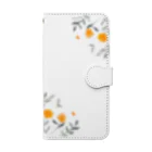 citroncitronのorange flower Book-Style Smartphone Case