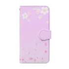 sonoteniの花柄　桜 2　#108 Book-Style Smartphone Case