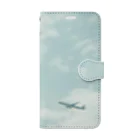 Momona_Takatsukiの飛行機と空のスマホケース Book-Style Smartphone Case