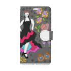 Flamenco Verano Tiendaのフラメンコベラーノ　踊り子二人 Book-Style Smartphone Case