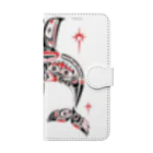 tyui_gb_s30のハイダトライバル-シャチ- / HaidaTribal-Killer Whale,Olca- Book-Style Smartphone Case