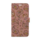 Jimmy BuffaloのJimmy Buffalo - Paisley Bee サーモンピンク Book-Style Smartphone Case