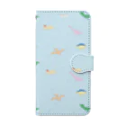 az___goodsのきょうりゅう Book-Style Smartphone Case