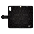 cloud 7のDARK FLORAL Book-Style Smartphone Case:Opened (outside)