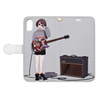 BUSSANのYOROZUYAのBUSACOGUITAR Book-Style Smartphone Case:Opened (outside)