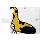 ツノゼミクラフト　#ツノゼミgoのあつめて！ツノゼミくん Book-Style Smartphone Case:Opened (outside)