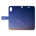 TANUKIのmilkyway Book-Style Smartphone Case:Opened (outside)