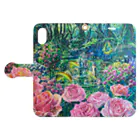 🌿Art shop Kano🌿のrose garden Book-Style Smartphone Case:Opened (outside)