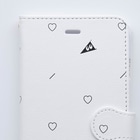 烏帽子 眇眼のりっぷろーず Book-Style Smartphone Case :material(leather)