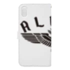 ハワイスタイルクラブのAloha Wing Book-Style Smartphone Case :back