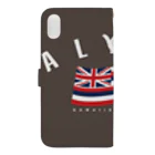 ハワイスタイルクラブのAloha Flag Book-Style Smartphone Case :back